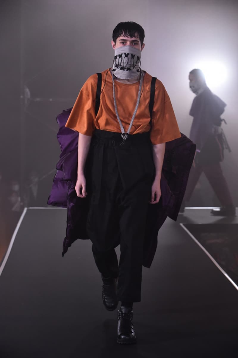 MEANSWHILE Spring/Summer 2021 Runway Collection ss21 menswear technical japan outdoors adventure trek hiking techwear Naohiro Fujisaki Rakuten Fashion Week Tokyo