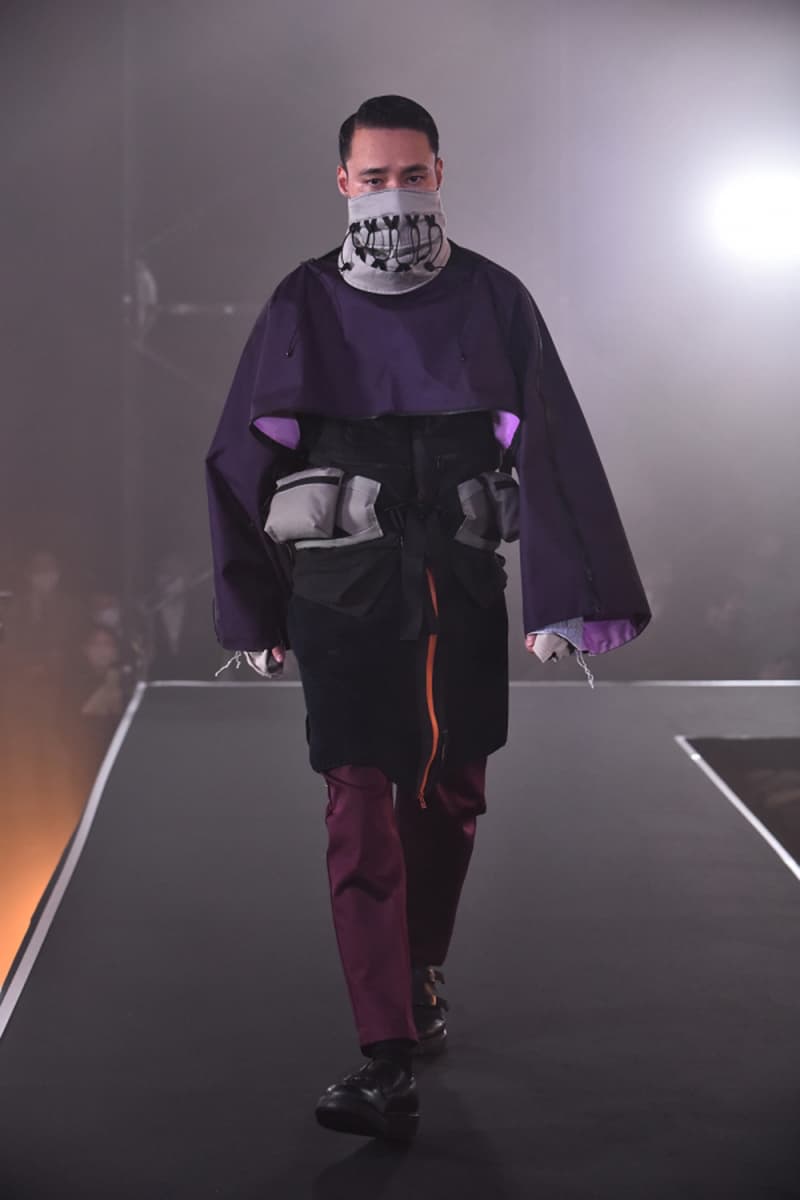 MEANSWHILE Spring/Summer 2021 Runway Collection ss21 menswear technical japan outdoors adventure trek hiking techwear Naohiro Fujisaki Rakuten Fashion Week Tokyo