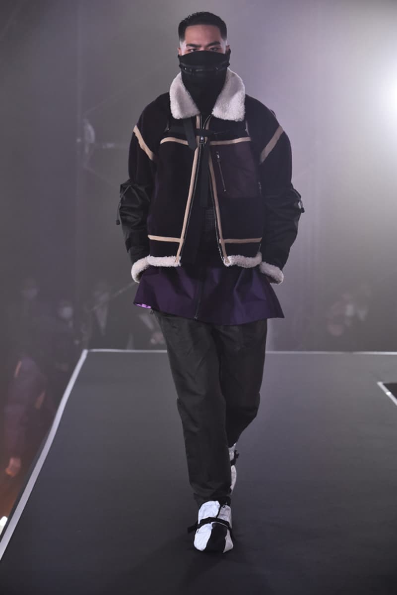 MEANSWHILE Spring/Summer 2021 Runway Collection ss21 menswear technical japan outdoors adventure trek hiking techwear Naohiro Fujisaki Rakuten Fashion Week Tokyo