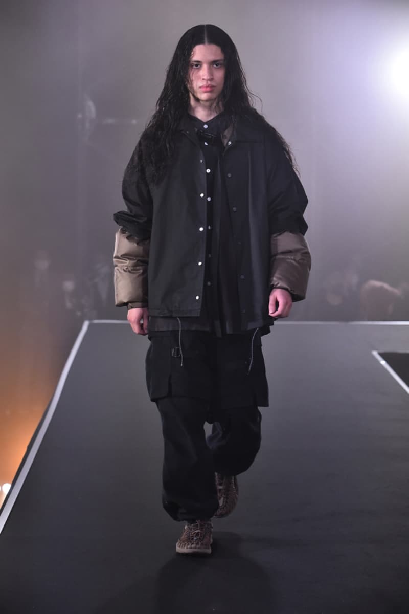 MEANSWHILE Spring/Summer 2021 Runway Collection ss21 menswear technical japan outdoors adventure trek hiking techwear Naohiro Fujisaki Rakuten Fashion Week Tokyo