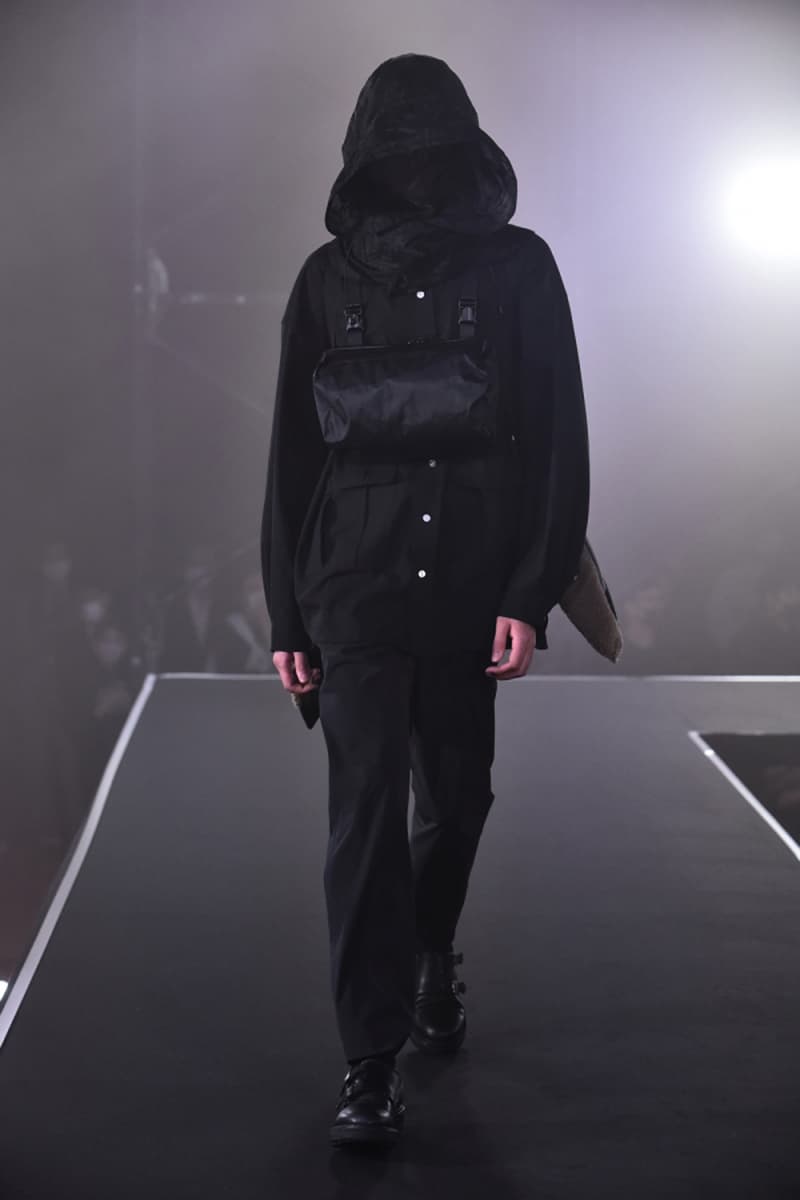 MEANSWHILE Spring/Summer 2021 Runway Collection ss21 menswear technical japan outdoors adventure trek hiking techwear Naohiro Fujisaki Rakuten Fashion Week Tokyo