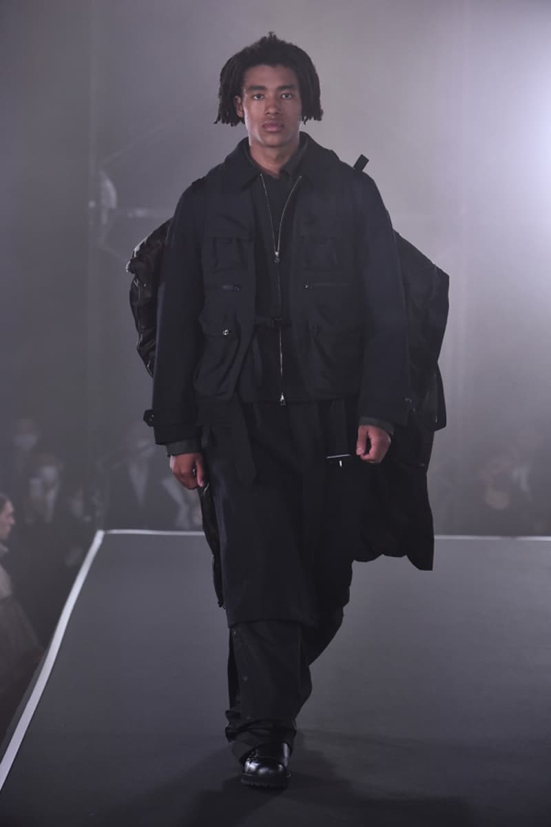 MEANSWHILE Spring/Summer 2021 Runway Collection ss21 menswear technical japan outdoors adventure trek hiking techwear Naohiro Fujisaki Rakuten Fashion Week Tokyo