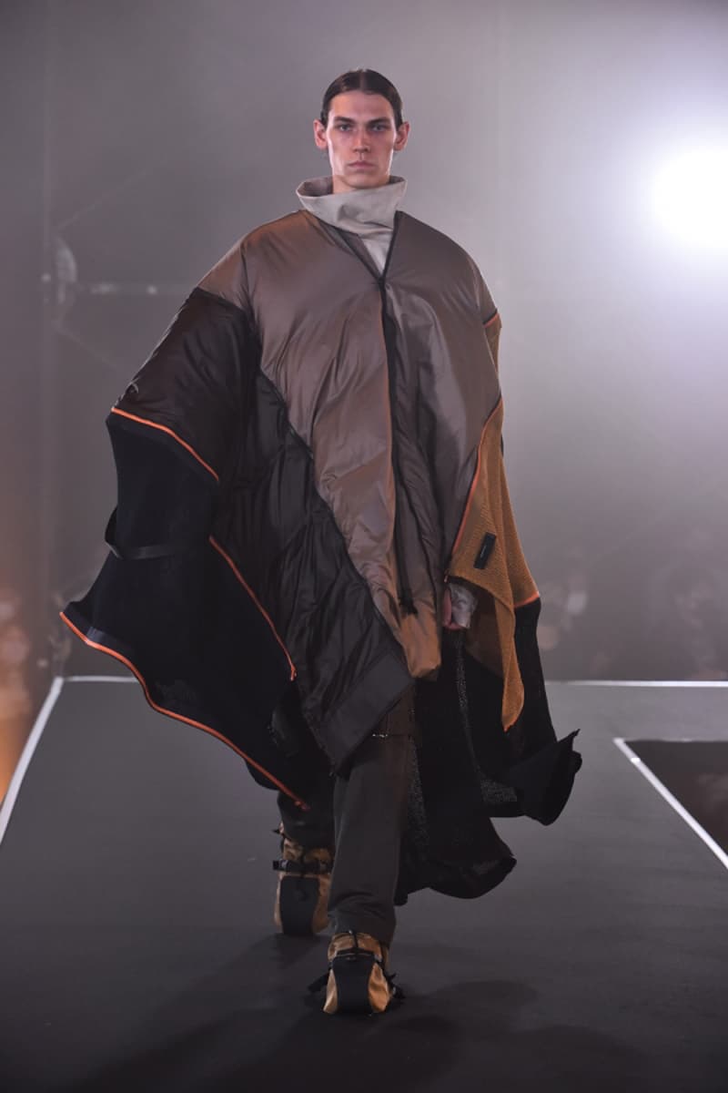 MEANSWHILE Spring/Summer 2021 Runway Collection ss21 menswear technical japan outdoors adventure trek hiking techwear Naohiro Fujisaki Rakuten Fashion Week Tokyo