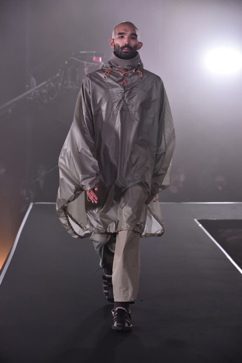 MEANSWHILE Spring/Summer 2021 Runway Collection ss21 menswear technical japan outdoors adventure trek hiking techwear Naohiro Fujisaki Rakuten Fashion Week Tokyo