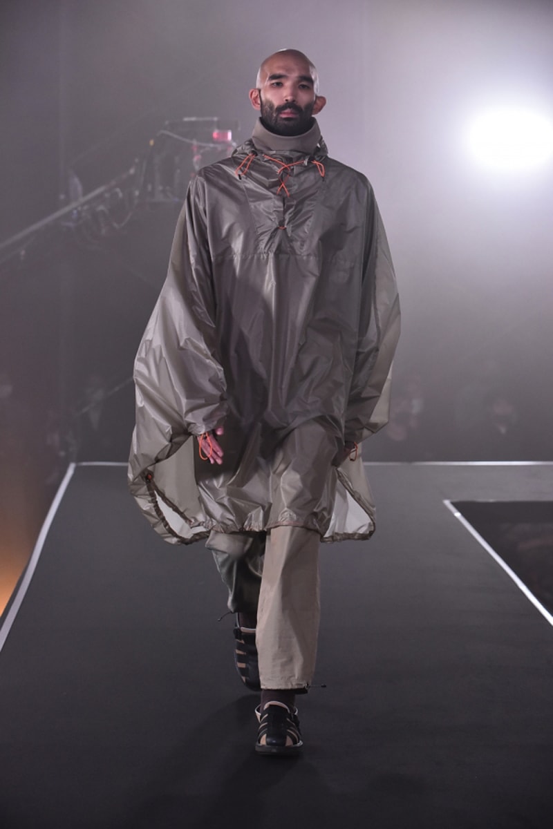 MEANSWHILE Spring/Summer 2021 Runway Collection ss21 menswear technical japan outdoors adventure trek hiking techwear Naohiro Fujisaki Rakuten Fashion Week Tokyo