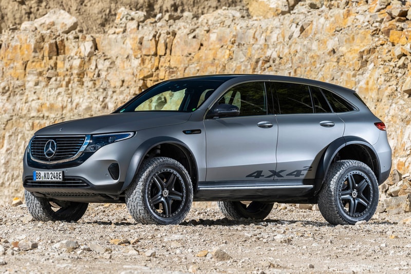 Mercedes-Benz EQC 4×4² Concept Reveal Automotive German Engineering Closer Look 4WD Off Road Luxury Electric Car SUV Extreme E400 4MATIC 