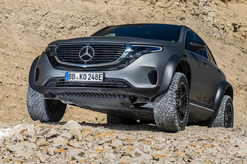 Mercedes-Benz EQC 4×4² Concept Reveal Automotive German Engineering Closer Look 4WD Off Road Luxury Electric Car SUV Extreme E400 4MATIC 