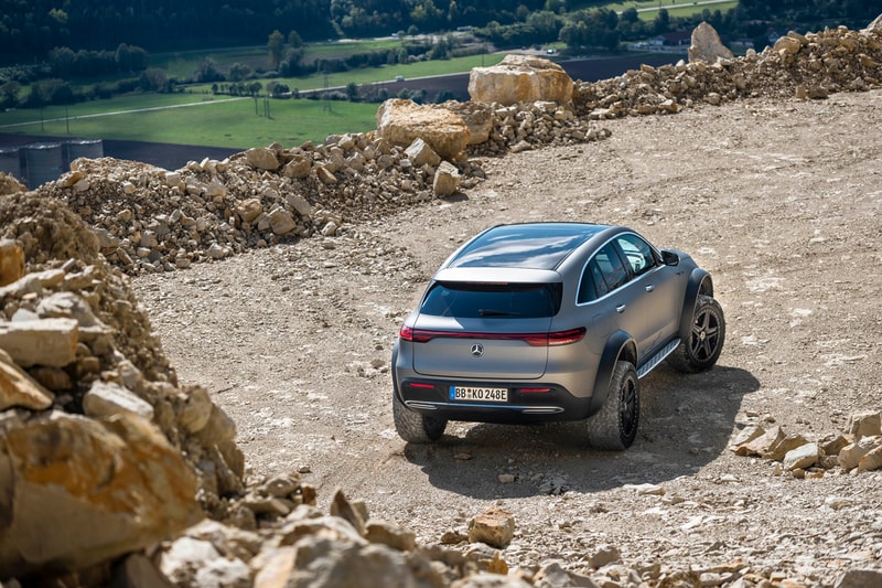 Mercedes-Benz EQC 4×4² Concept Reveal Automotive German Engineering Closer Look 4WD Off Road Luxury Electric Car SUV Extreme E400 4MATIC 
