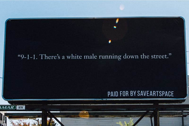 Leading Artists Create Billboards In Response to The Current U.S. Political State