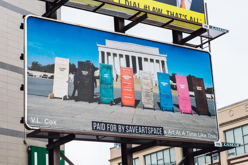 ministry of truth billboards new york city dread scott marilyn minter