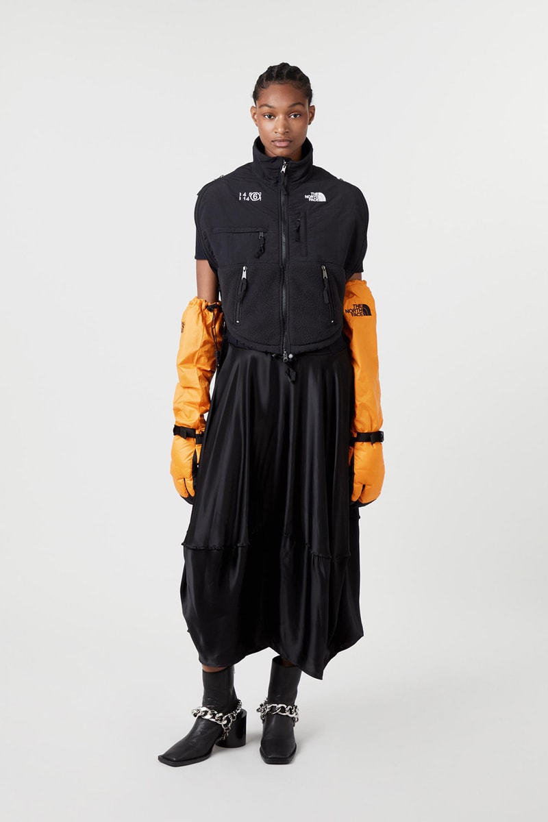 MM6 Maison Margiela x The North Face FW20 Collaboration fall winter 2020 Launch release date info buy collection womenswear nuptse jacket coat glove accessories