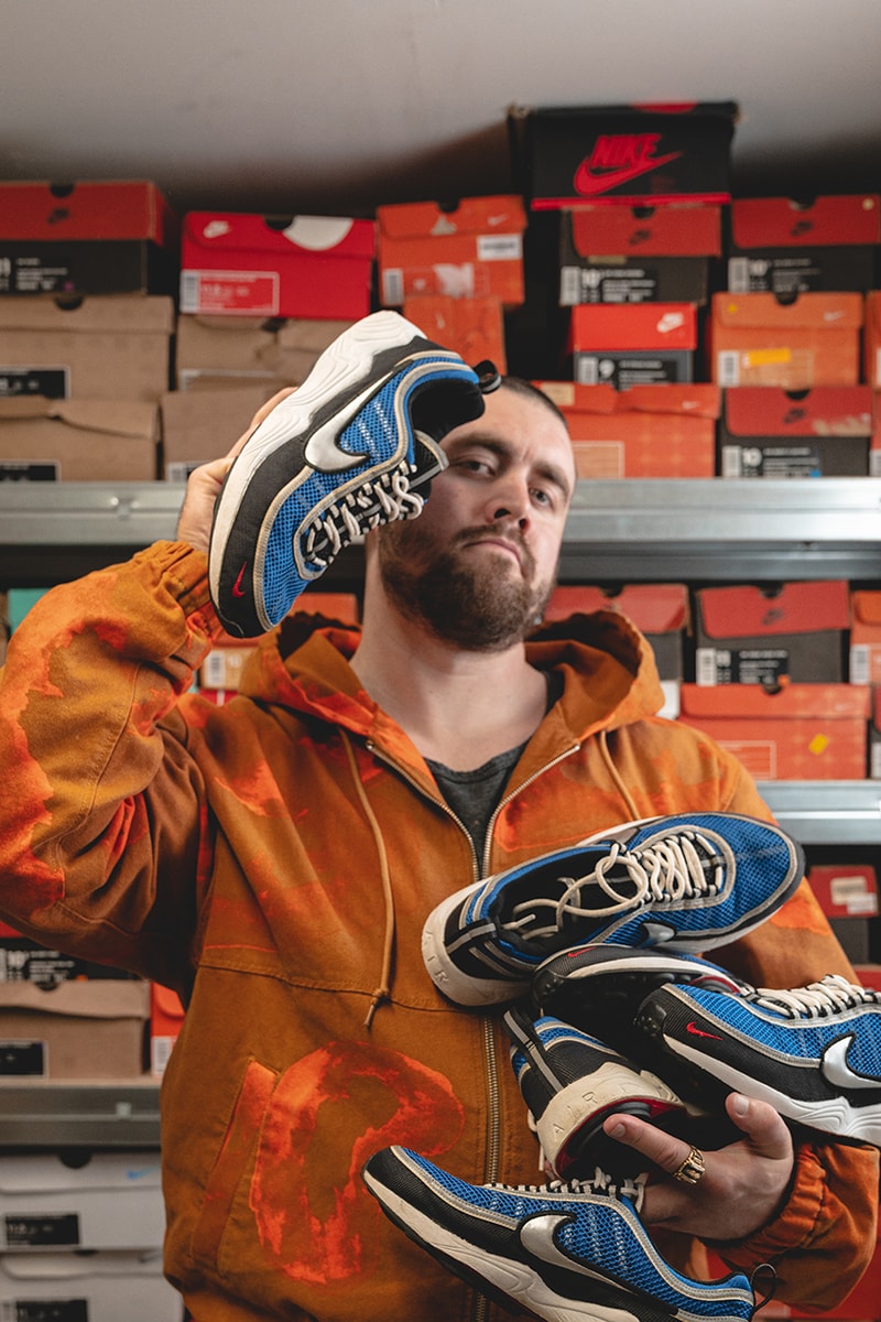 Morgan Weekes Morprime Industries Nike Spiridon OG Sneaker Collector Crepe City Co-Director Founder Gary Warnett Nike Air Flow Tier Zero Photography Sole Mates HYPEBEAST Series Footwear Shoes Trainers Editorial Exclusive
