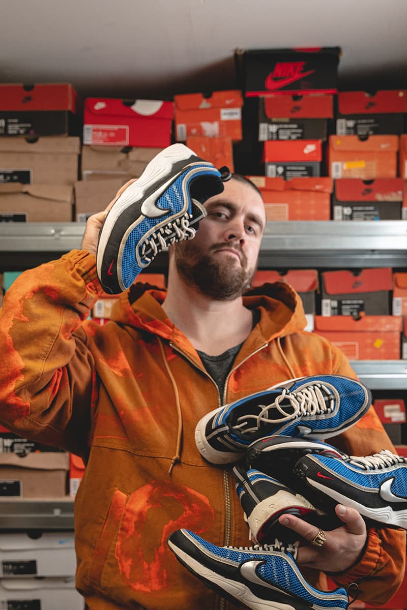 Morgan Weekes Morprime Industries Nike Spiridon OG Sneaker Collector Crepe City Co-Director Founder Gary Warnett Nike Air Flow Tier Zero Photography Sole Mates HYPEBEAST Series Footwear Shoes Trainers Editorial Exclusive