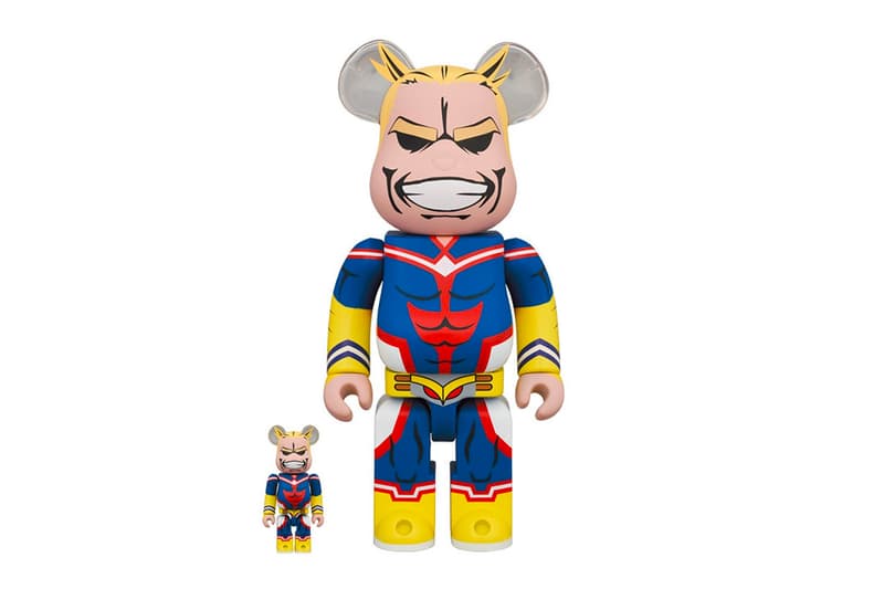 Medicom Toy Channels All Might in New "My Hero Academia' BE@RBRICK Set Izuku Midoriya  Toshinori Yag anime manga 