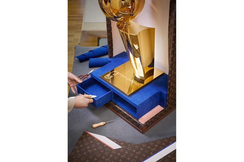 2021 NBA Finals Trophy Awarded in Louis Vuitton Trophy Trunk