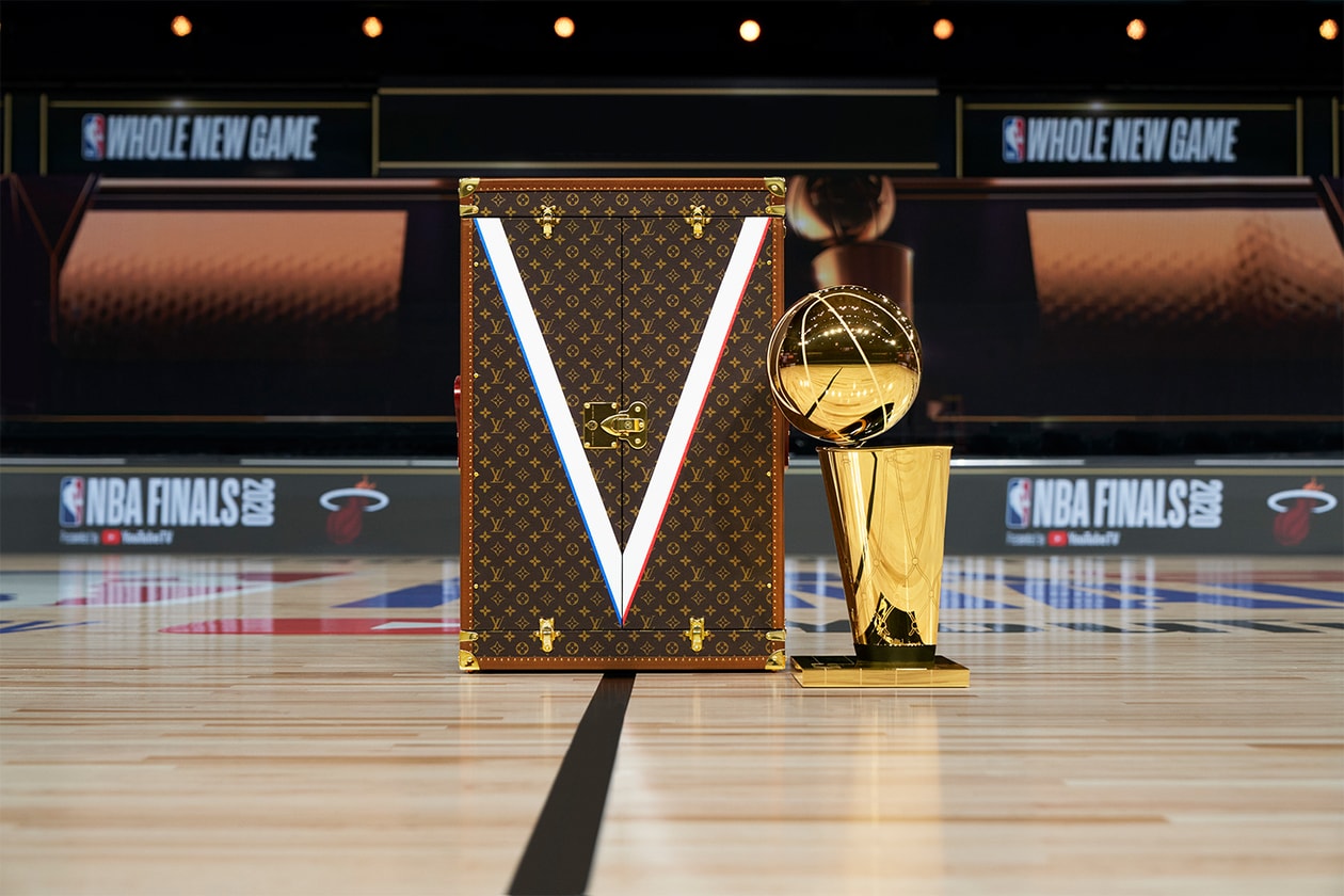 Louis Vuitton x NBA 最新聯名系列與歐布萊恩總冠軍獎盃旅行箱正式發佈