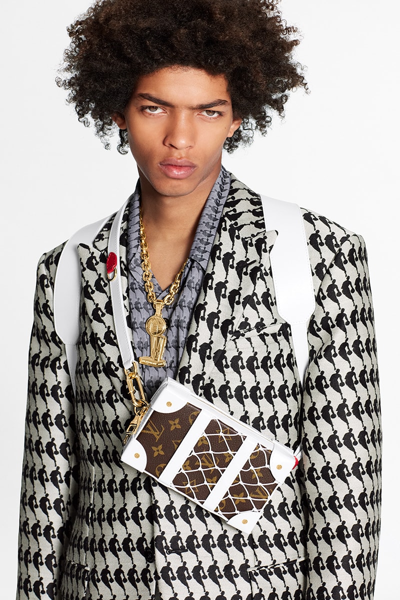 NBA Louis Vuitton Capsule Release Info Larry O’Brien Trophy Travel Case Virgil Abloh Buy Price Date Collection Lookbooks