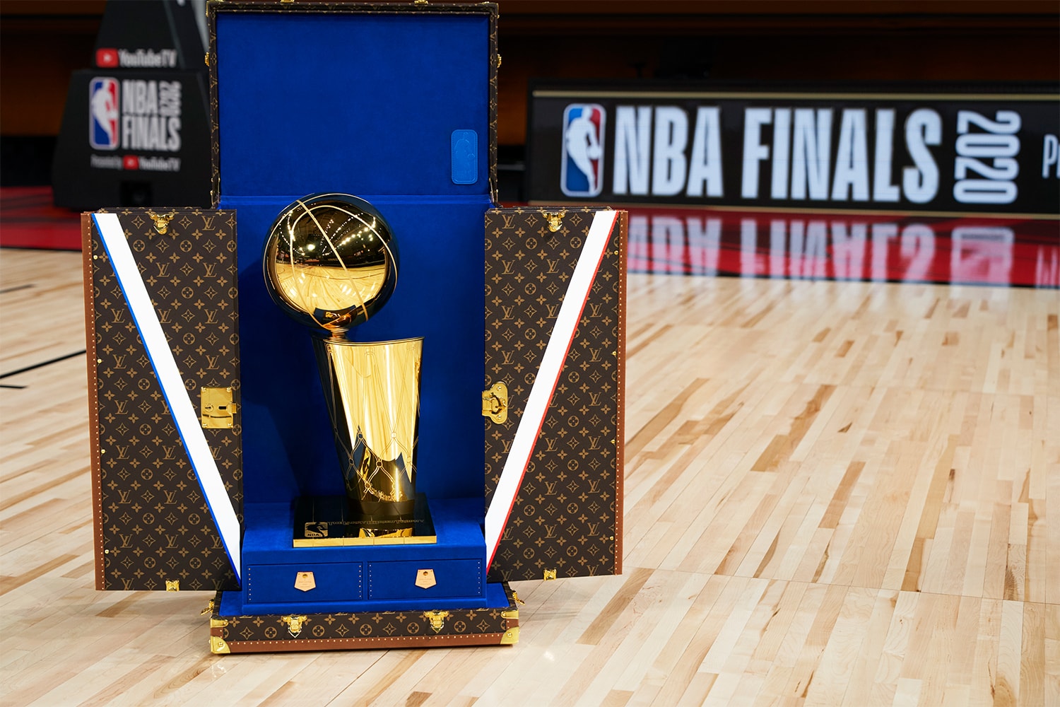 NBA Louis Vuitton Capsule Release Info Larry O’Brien Trophy Travel Case Virgil Abloh Buy Price Date Collection Lookbooks