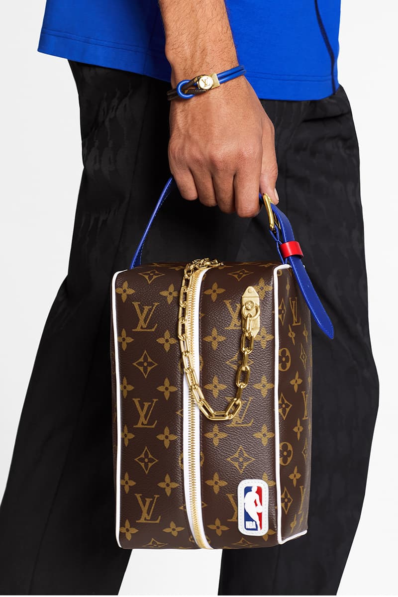 NBA Louis Vuitton Capsule Release Info Larry O’Brien Trophy Travel Case Virgil Abloh Buy Price Date Collection Lookbooks