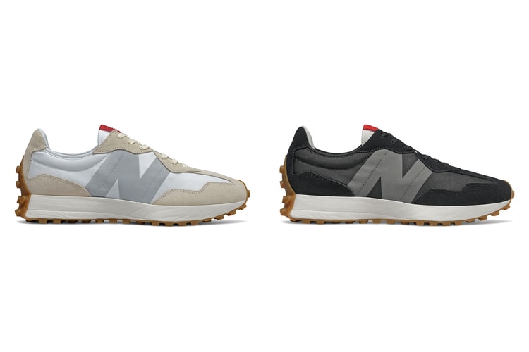New Balance 327 Releases in "Turtledove/Munsell White" and "Black/Castlerock"