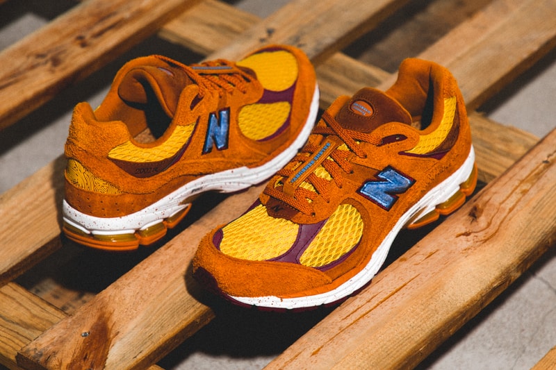 New Balance Salehe Bumbury HBX Raffle release info hypebeast closer look orange 2002r ML2002R1
