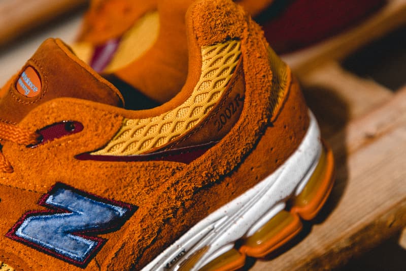New Balance Salehe Bumbury HBX Raffle release info hypebeast closer look orange 2002r ML2002R1