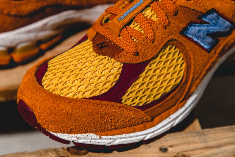 New Balance Salehe Bumbury HBX Raffle release info hypebeast closer look orange 2002r ML2002R1