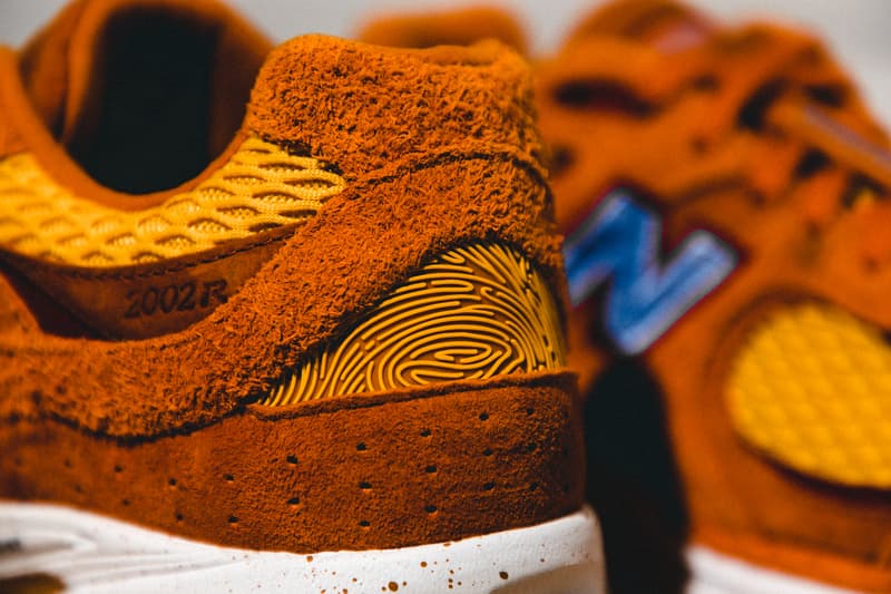 New Balance Salehe Bumbury HBX Raffle release info hypebeast closer look orange 2002r ML2002R1