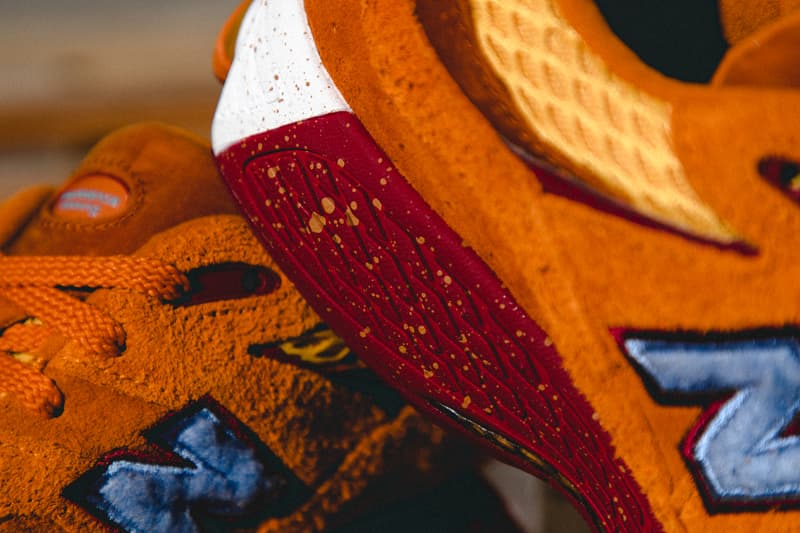 New Balance Salehe Bumbury HBX Raffle release info hypebeast closer look orange 2002r ML2002R1