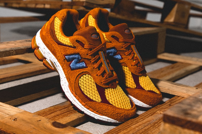 New Balance Salehe Bumbury HBX Raffle release info hypebeast closer look orange 2002r ML2002R1