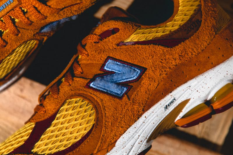 New Balance Salehe Bumbury HBX Raffle release info hypebeast closer look orange 2002r ML2002R1
