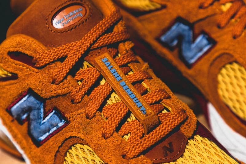 New Balance Salehe Bumbury HBX Raffle release info hypebeast closer look orange 2002r ML2002R1
