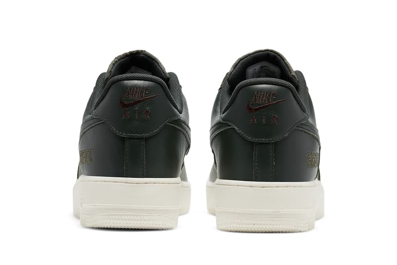 nike sportswear air force 1 low gore tex baroque brown sail seal medium olive deepest green CT2858 200 201 official release date info photos price store list buying guide