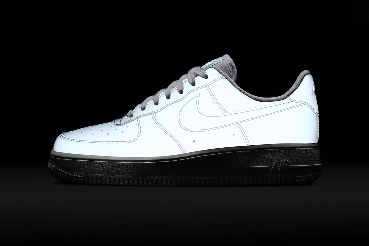 Nike Air Force 1 Reflective DC2062 100 menswear streetwear spring summer 2020 collection ss20 shoes sneakers trainers runners kicks