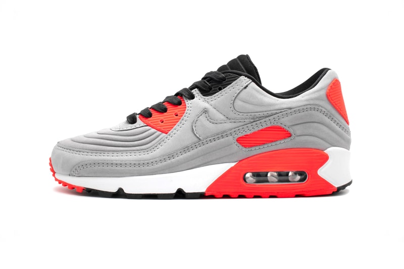 Nike Air Max 90 Gray Pink CZ7656 001 menswear streetwear fall winter 2020 collection shoes sneakers trainers runners kicks footwear fw20