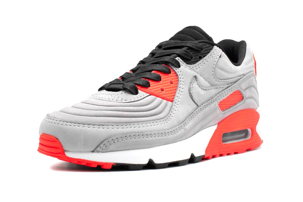 Nike Air Max 90 Gray Pink CZ7656 001 menswear streetwear fall winter 2020 collection shoes sneakers trainers runners kicks footwear fw20