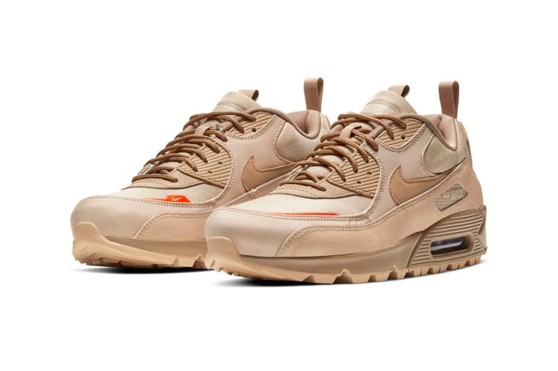 Nike Air Max 90 "Surplus Pack" Release Information Closer Look Drop Date Footwear Shoes Sneakers Swoosh AM90 Desert Cargo Khaki Black Tech Tuff Cordura