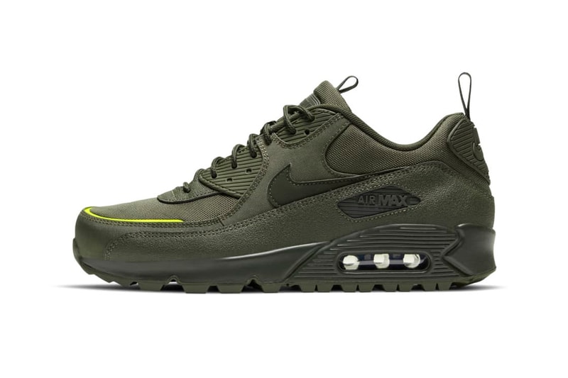 Nike Air Max 90 "Surplus Pack" Release Information Closer Look Drop Date Footwear Shoes Sneakers Swoosh AM90 Desert Cargo Khaki Black Tech Tuff Cordura