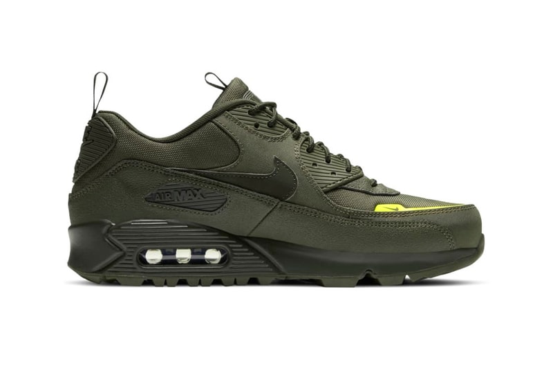 Nike Air Max 90 "Surplus Pack" Release Information Closer Look Drop Date Footwear Shoes Sneakers Swoosh AM90 Desert Cargo Khaki Black Tech Tuff Cordura
