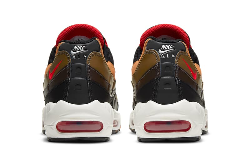 nike sportswear air max 95 yukon brown flax black university red olive green CT1805 200 official release date info photos price store list buying guide