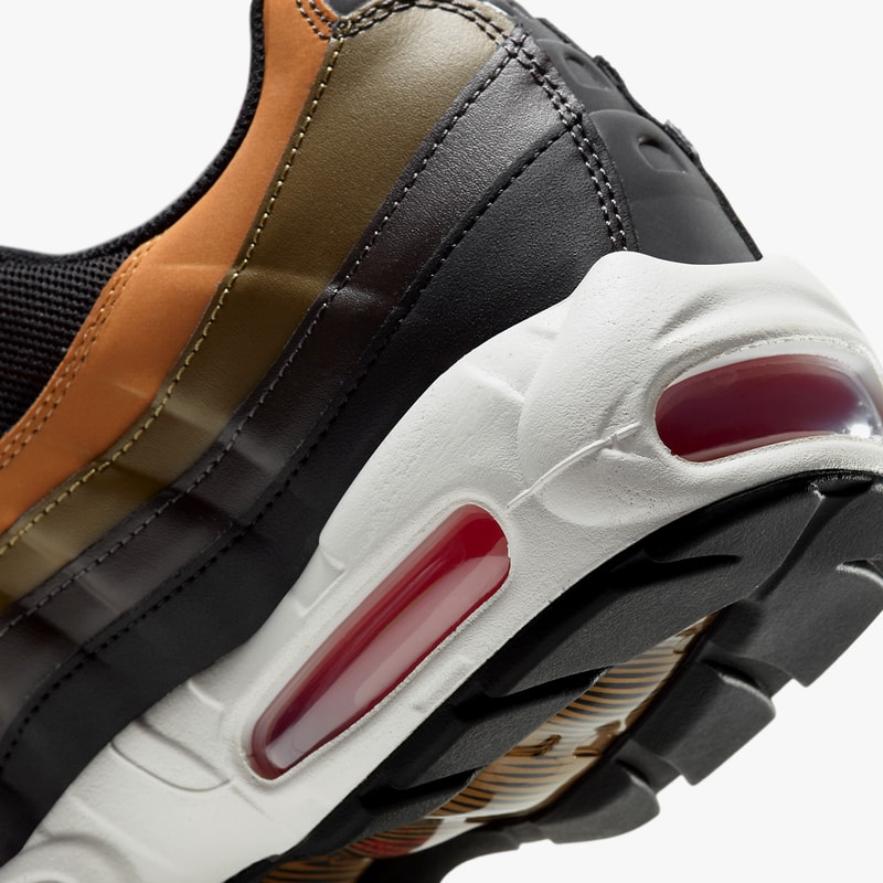 nike sportswear air max 95 yukon brown flax black university red olive green CT1805 200 official release date info photos price store list buying guide