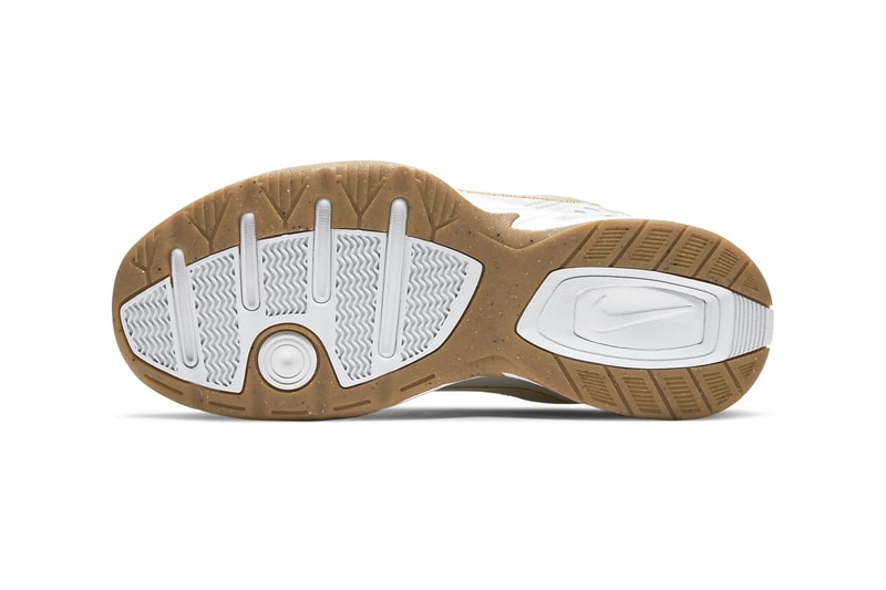 Nike Air Monarch IV Phantom Gray lucky green metallic gold Colorway menswear streetwear fall winter 2020 collection fw20 shoes footwear kicks trainers runners 415445 103