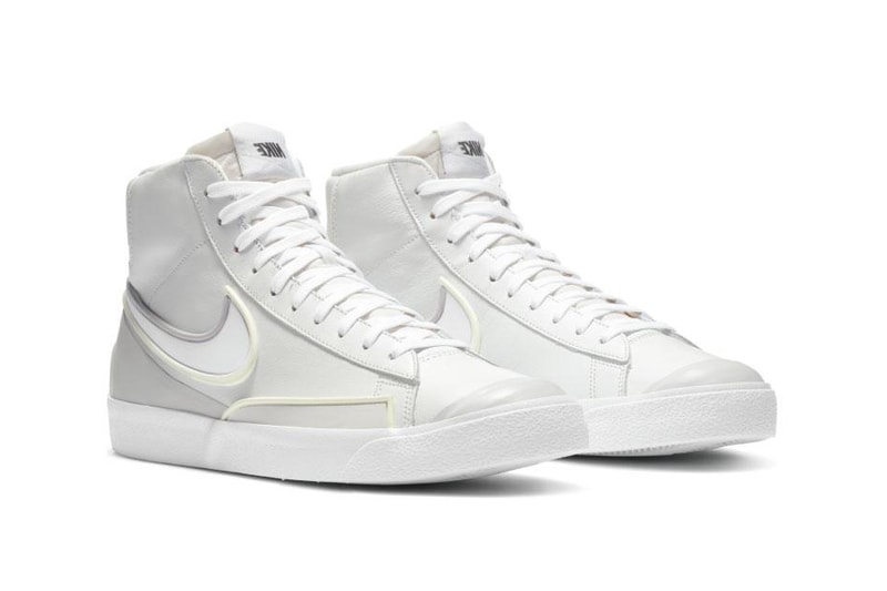 Nike Blazer Mid '77 "Infinite" Pack D/MS/X DA7233-400 DA7233-100 DA7233-101 Deep Royal Blue / Chile Red - Copa White / Kumquat - Aurora Green Summit White / White - Sail - Vast Grey Sneaker Release Information Drop Date Closer Look Swoosh Basketball OG Shoe Trainer