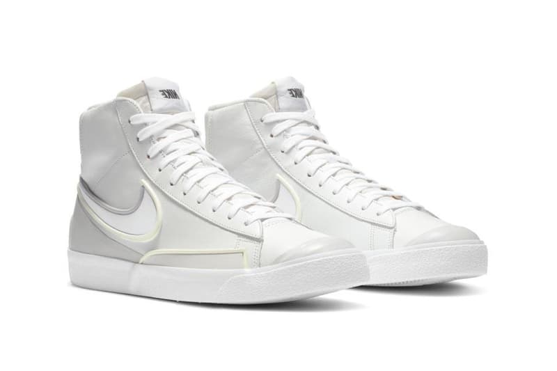 Nike Blazer Mid '77 "Infinite" Pack D/MS/X DA7233-400 DA7233-100 DA7233-101 Deep Royal Blue / Chile Red - Copa White / Kumquat - Aurora Green Summit White / White - Sail - Vast Grey Sneaker Release Information Drop Date Closer Look Swoosh Basketball OG Shoe Trainer