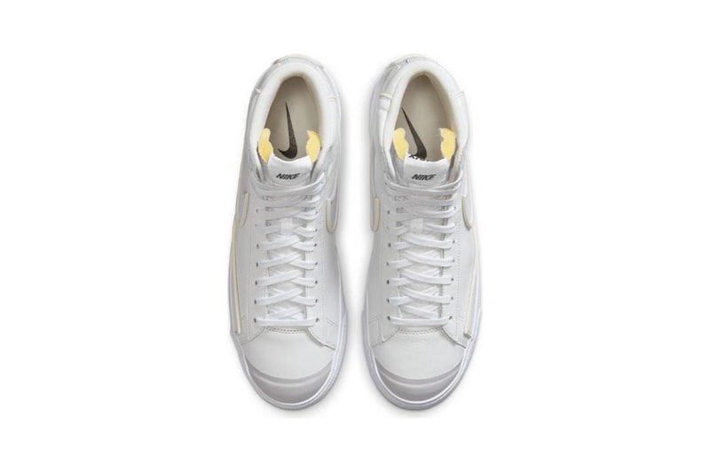 Nike Blazer Mid '77 "Infinite" Pack D/MS/X DA7233-400 DA7233-100 DA7233-101 Deep Royal Blue / Chile Red - Copa White / Kumquat - Aurora Green Summit White / White - Sail - Vast Grey Sneaker Release Information Drop Date Closer Look Swoosh Basketball OG Shoe Trainer
