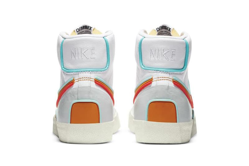Nike Blazer Mid '77 "Infinite" Pack D/MS/X DA7233-400 DA7233-100 DA7233-101 Deep Royal Blue / Chile Red - Copa White / Kumquat - Aurora Green Summit White / White - Sail - Vast Grey Sneaker Release Information Drop Date Closer Look Swoosh Basketball OG Shoe Trainer