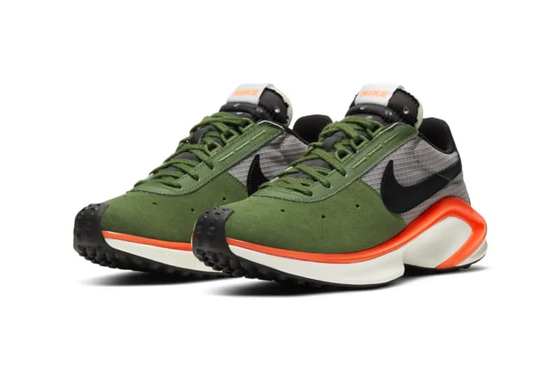Nike D/MS/X Waffle Carol Orange forest green CQ0205-300 CQ0205-801 release menswear streetwear sneakers kicks shoes trainers runners fw20
