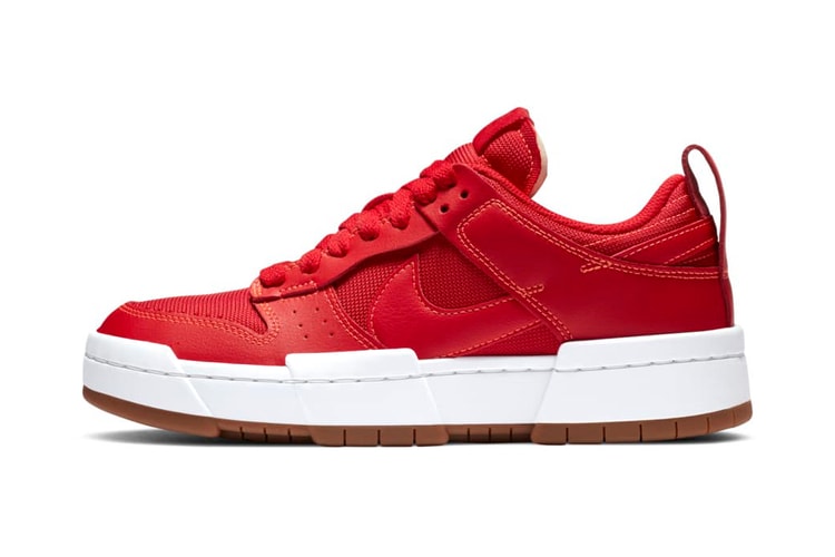 Nike Dunk Low Disrupt Goes Bold With "University Red" Makeover