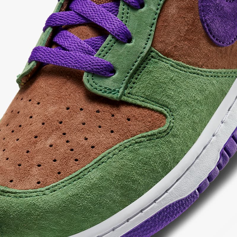 nike sportswear co jp dunk low veneer ugly duckling autumn green deep purple brown DA1469 200 official release date info photos price store list buying guide