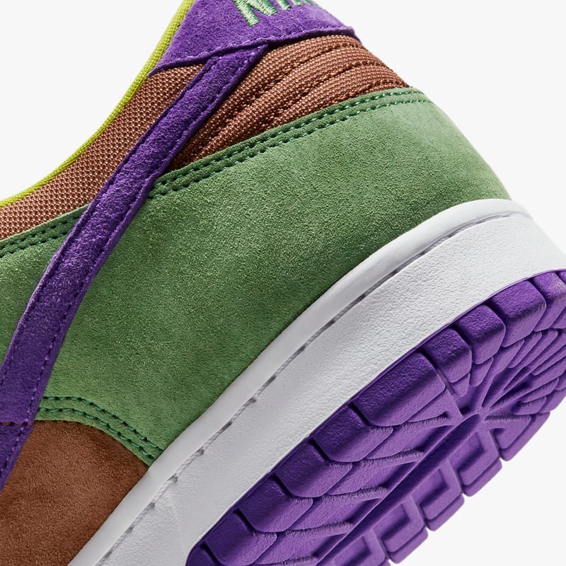 green brown purple dunks